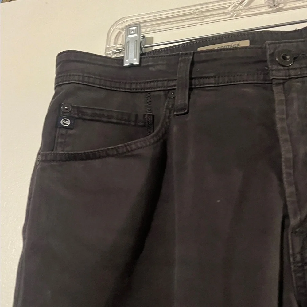 Ag Adriano Goldschmied dark gray “the protege” straight leg jeans